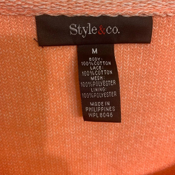 NWT Style & Co. Women’s Coral Sweater - Picture 3 of 4